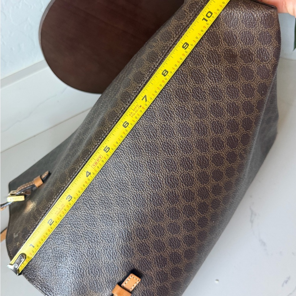 Celine Macadam Blason Leather Tote Bag - Picture 10 of 13
